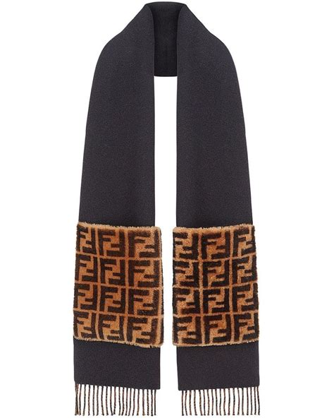 fendi scarf mens sale|Fendi touch of fur shawl.